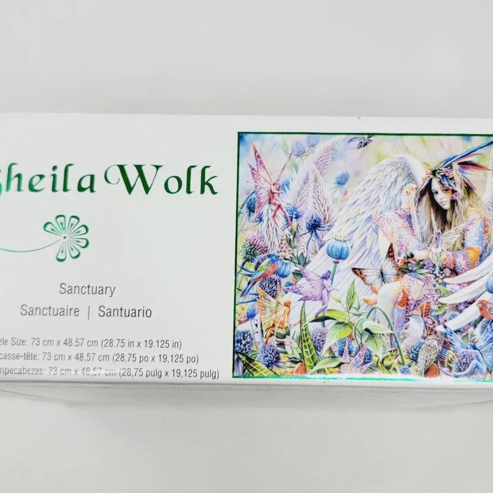 The Sanctuary By Sheila Wolk Puzzle Jigsaw 1000pc Fairy - Picture 3 of 4